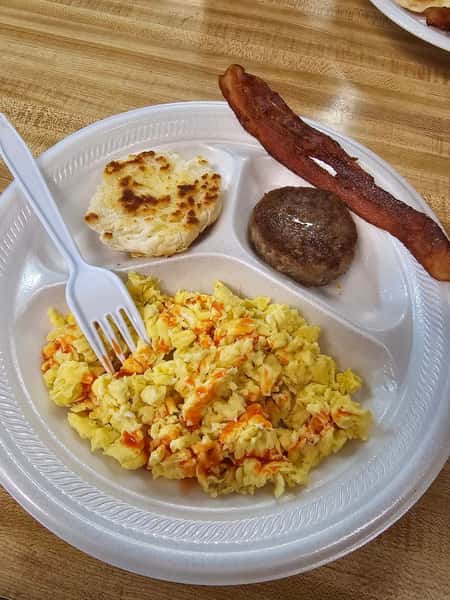 breakfast plate