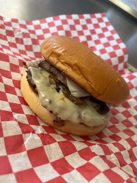 mushroom buster burger