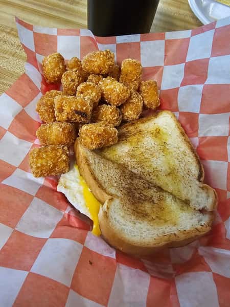 sandwich with tots