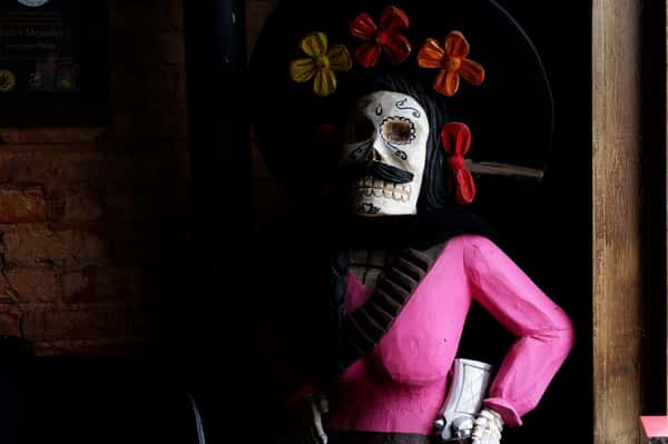 person in mask