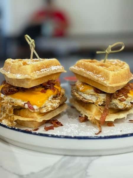 The Colossal Waffle Sandwich