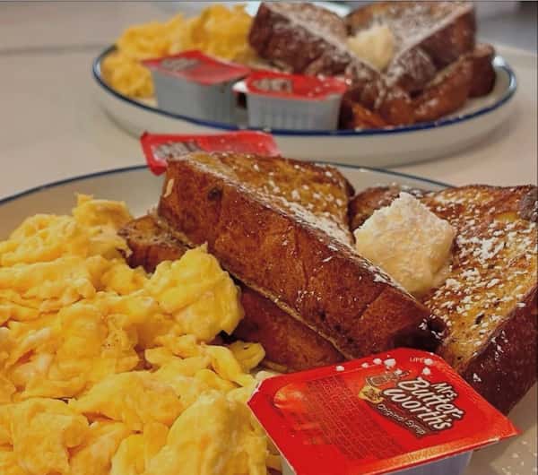 French Toast And Eggs