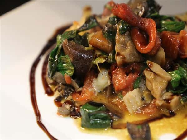 stirfry on a plate