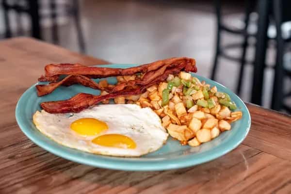 Bacon and eggs