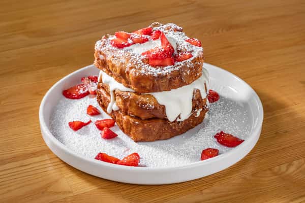 Stuffed Strawberry Cream Cheese French Toast