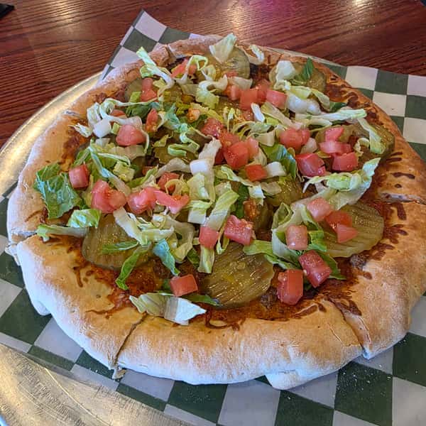 Bacon Cheese Burger Pizza