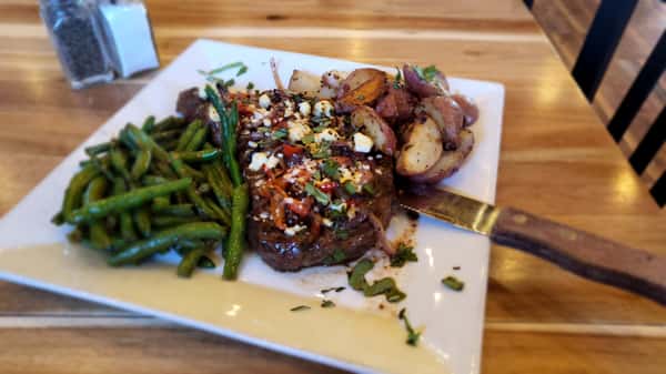 Saturday Dinner: Chicago Style Rib Eye Steak