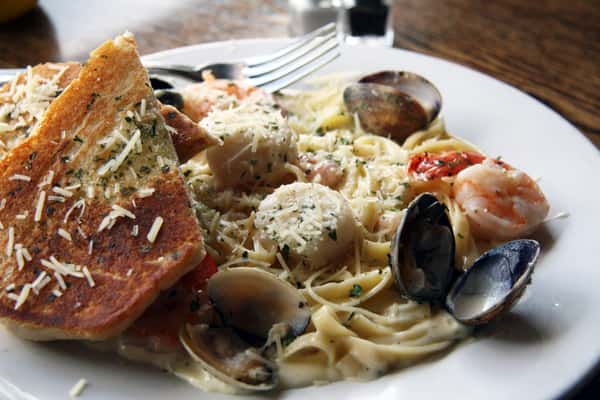Saturday Dinner: Seafood Fettucine