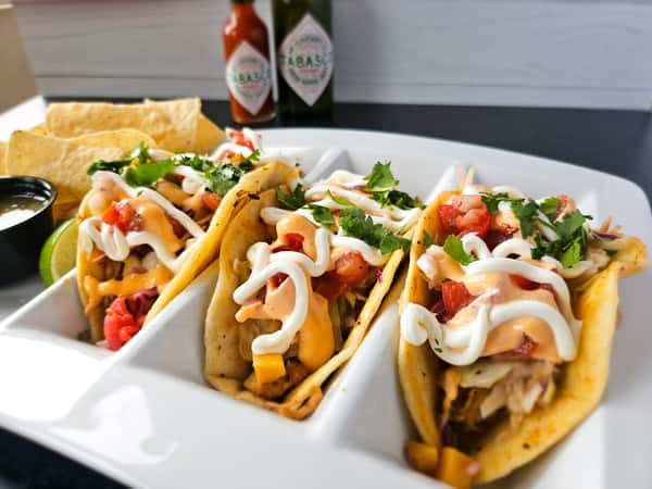 This week's lunch special: Grilled Chicken Tacos