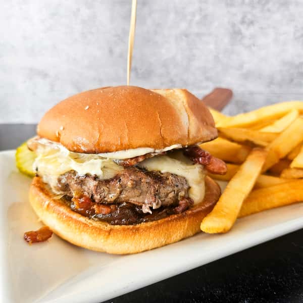 This weekend's lunch special: Bacon Jam Burger
