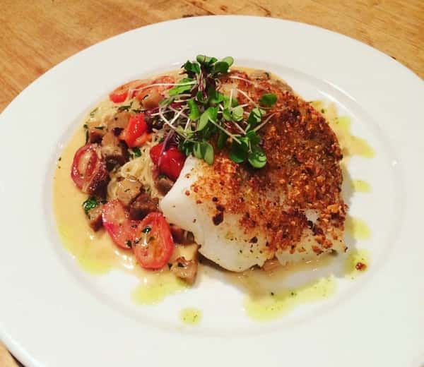 Swordfish and Tomato Salad