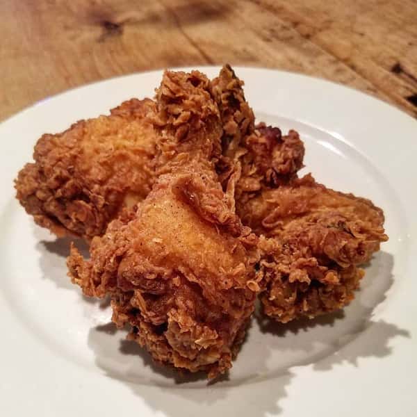 Fried chicken on a plate
