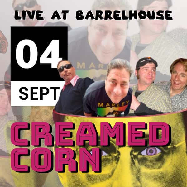 Get ready, Creamed Corn is heading back to BarrelHouse THIS FRIDAY! 🍻 The weather looks beautiful, so let's party on the lawn and enjoy some local tunes together. We're excited to welcome you back to our little corner of town! #HeadToTheHouse #CTShoreline #LiveMusic #LocalLove