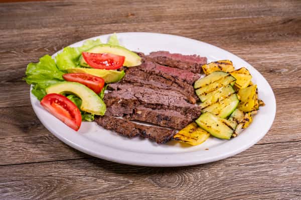 Grilled fajita steak & Vegetables 