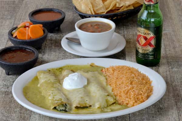 Spinach Enchiladas