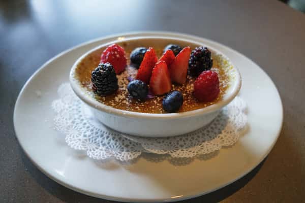 Valencia Orange & Tahitian Vanilla Crème Brulé