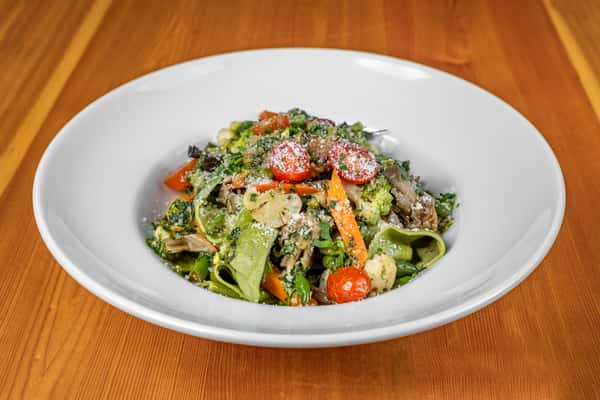 Farmer's Market Vegetables & House Made Herb Pappardelle Pasta