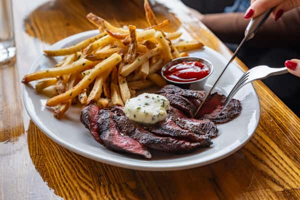 Prime 10oz Flat Iron Steak Frites