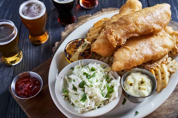 Alaskan Cod and Chips