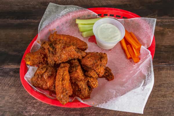Wings 1/2 Breaded - 1/2 Naked