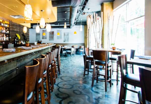 Interior dining area with seating