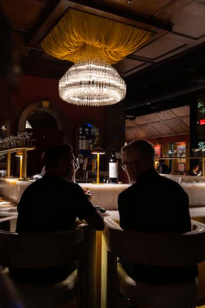 Sophisticated bar area at The Kennedy