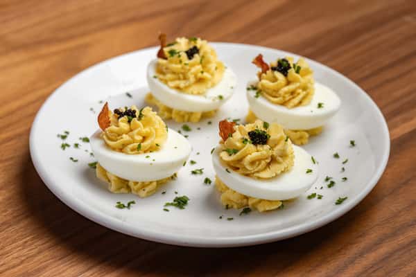 Truffle Deviled Eggs