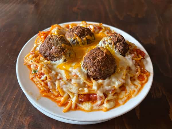 BAKED SPAGHETTI & MEATBALL