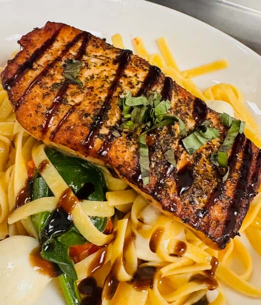 Salmon Caprese