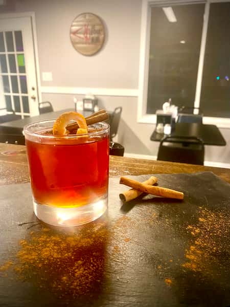 Cranberry Cinnamon Whisky Sour 