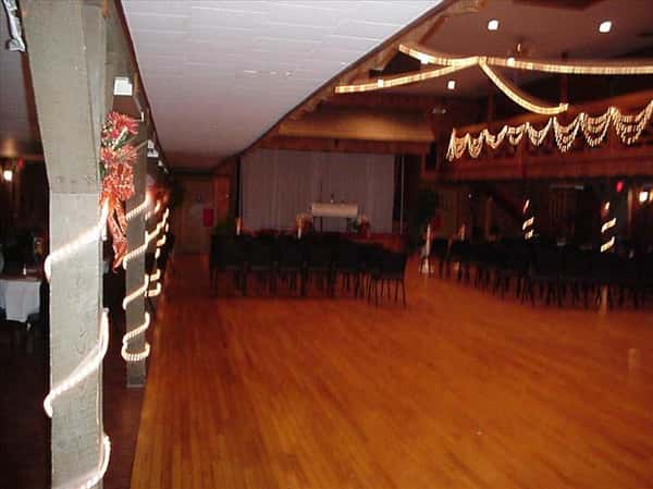 empty catering hall