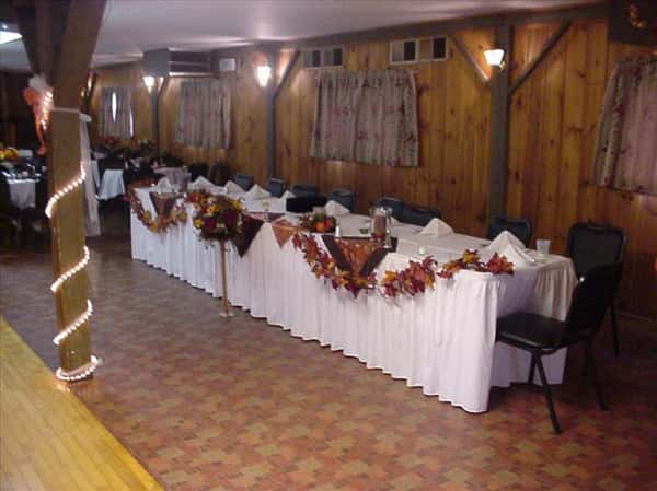 column of rectangular tables