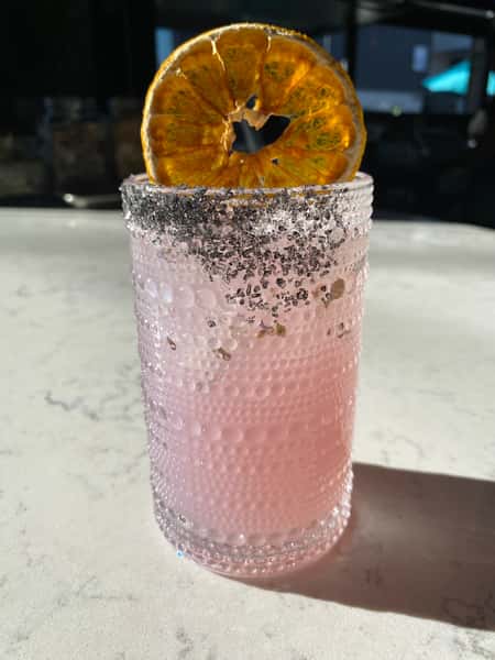 Freshly made margarita