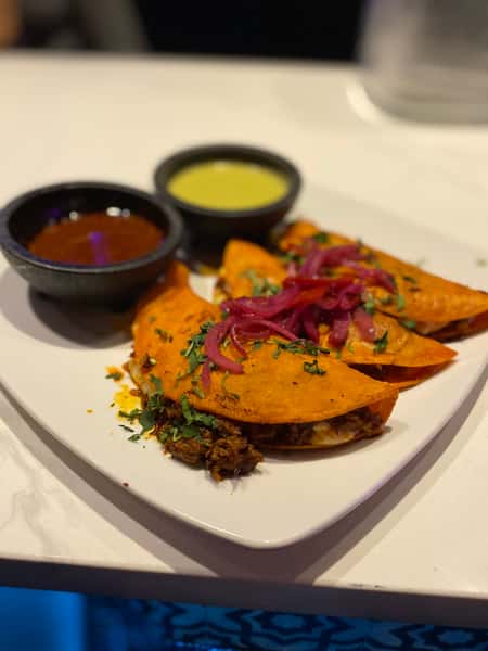 Freshly made tacos