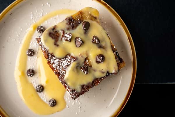House Made Chocolate Chip Bread Pudding