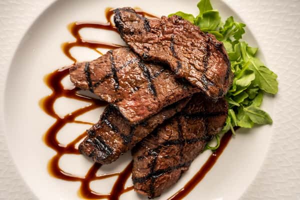 Hand Cut, Butchered in House Marinated Steak Strips