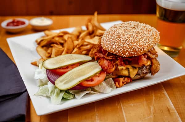 burger plate