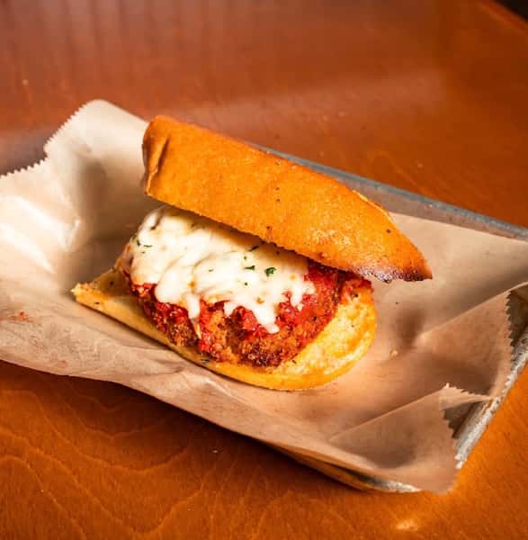 Half - Eggplant Parmesan Sandwich