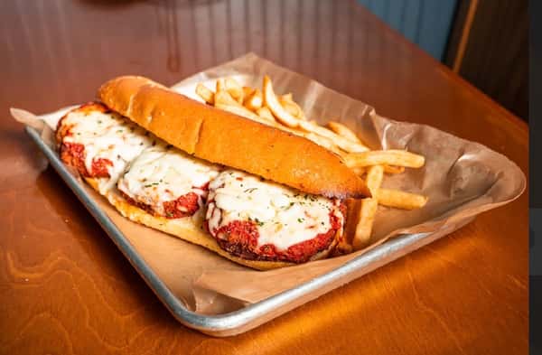 Eggplant Parmesan Sandwich