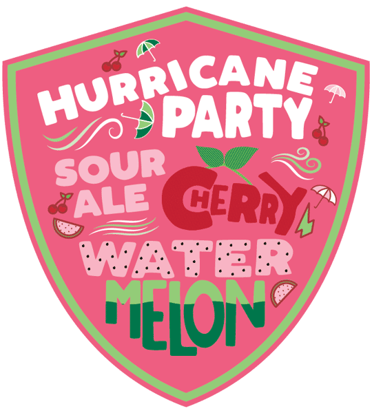 Hurricane Party! Cherry Watermelon Sour