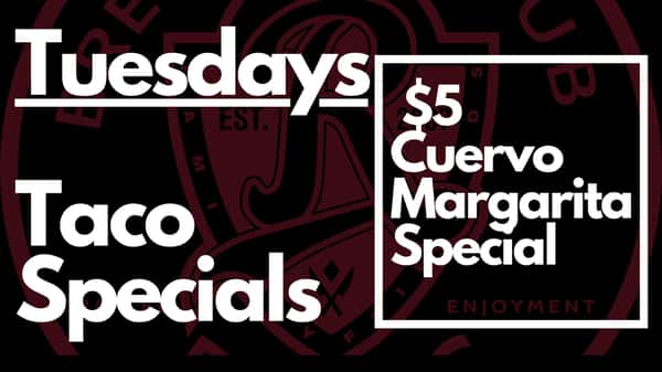 Taco 'bout a great Tuesday! 🌮 Join us for South of the Border Night with delicious tacos and drink specials starting at 4 PM. And don't forget, the Cleveland Guardians play the Red Sox tonight!
#RivalsBrewPub #TacoTuesday #SouthOfTheBorder #Guardians #CLE
