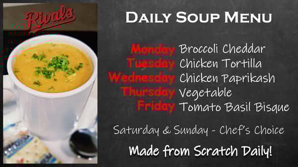 Soup Schedule