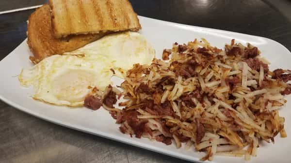 Corned Beef Hash Platter