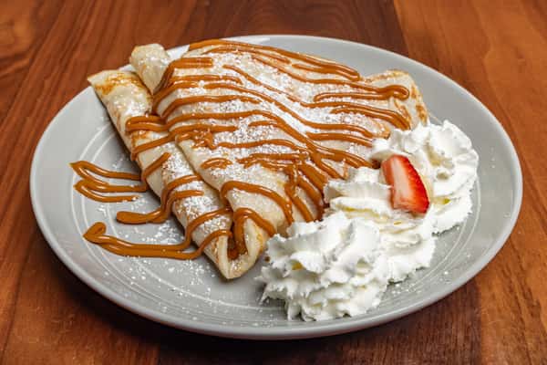 Dulce De Leche + Fruit Crepe