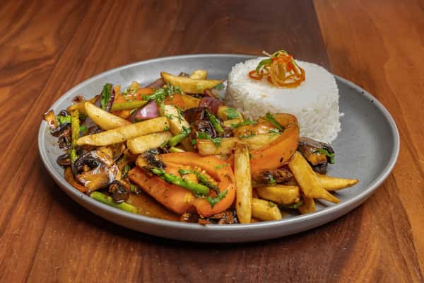 Vegetarian Saltado