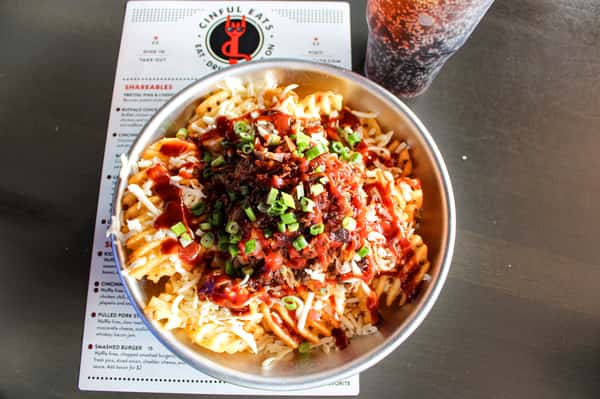 Pulled Pork Fry Bowl