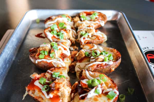 Buffalo Ranch Chicken Skins
