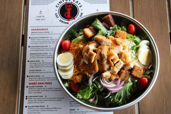 Fried Chicken BLT Salad