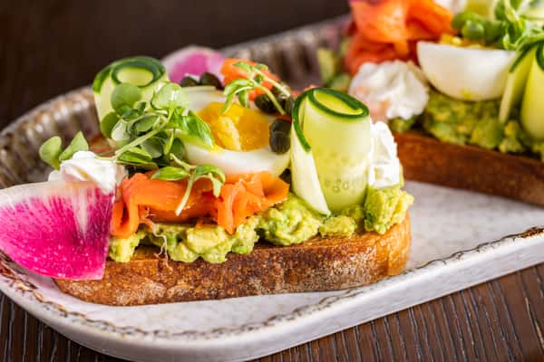 Smoked Salmon Avocado Toast