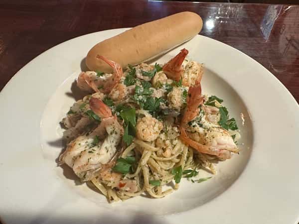 Florence Pasta w/Jumbo Butterfly Garlic Shrimp